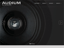 Tablet Screenshot of en.audium.com